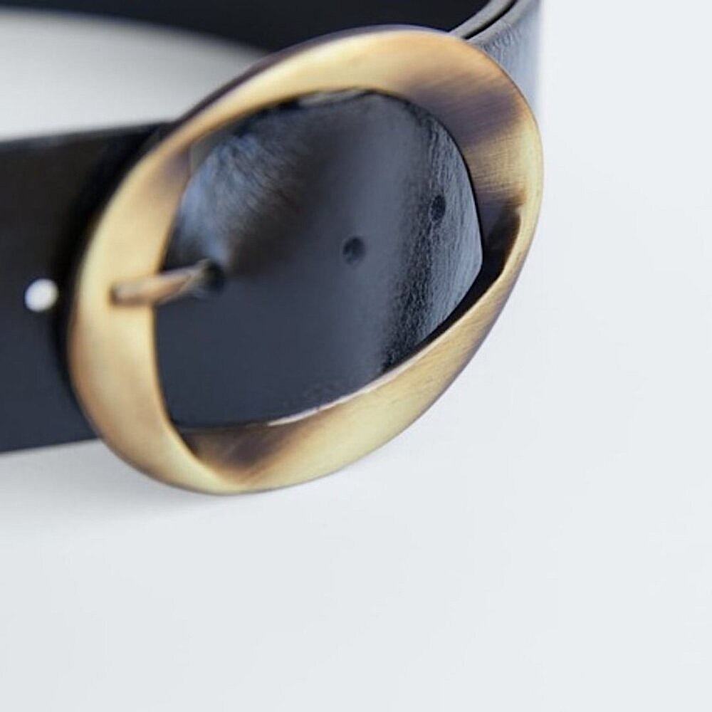 NWOT Zara Leather Belt - Picture 3 of 15